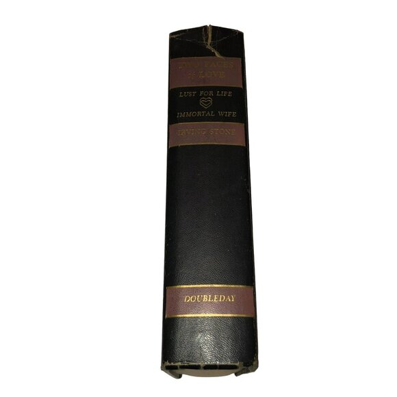 TWO FACES OF LOVE LUST FOR LIFE IMMORTAL WIFE IRVING STONE VAN GOGH 1944 HARDC - Picture 1 of 5